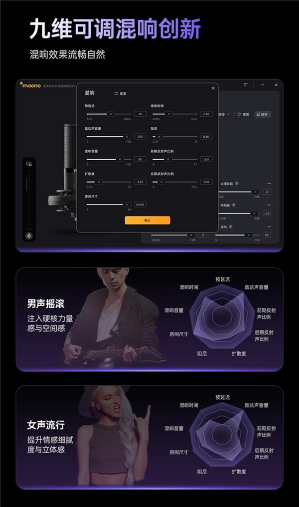 PM450：娱乐录音麦克风的优质之选ayx爱游戏appMAONO 闪克(图7)